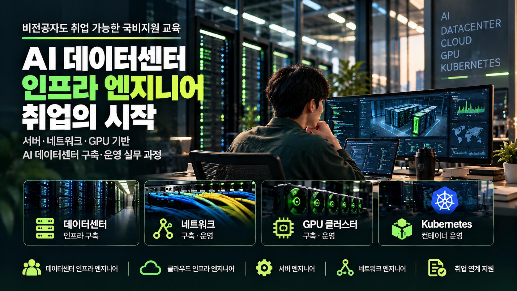 (강남역)-KT클라우드 :: AI 데이터센터 인프라 엔지니어 GPU 양성 부트캠프(교육비지원)