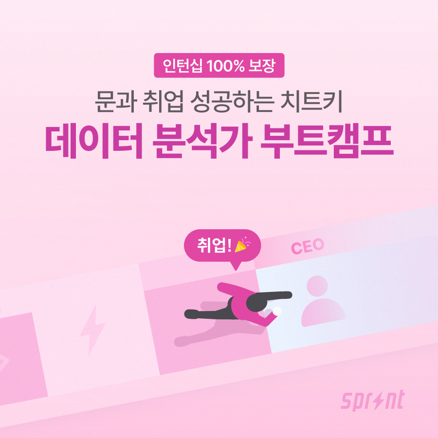 [코드잇 스프린트] 데이터 분석가 부트캠프